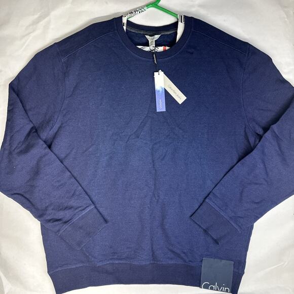 Calvin Klein Jeans Indigo Crewneck Sweater Mens Size XXL Brand New - Picture 1 of 9